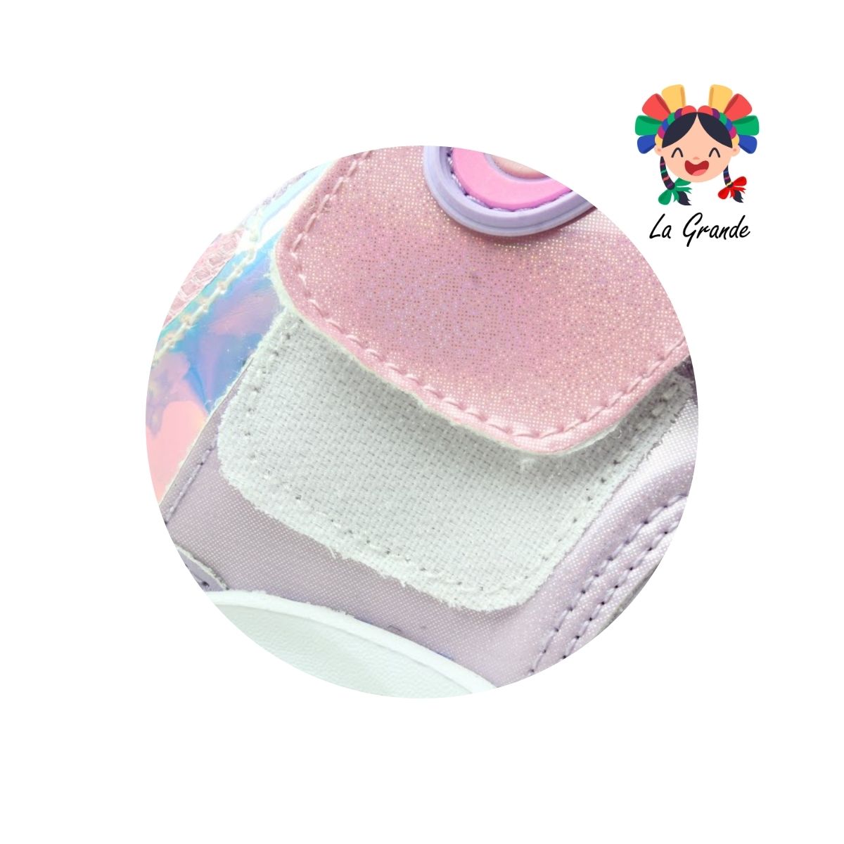 817 SUNS Lila Tenis Casual con Luces para Niña