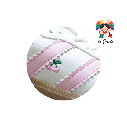 12097 DADDY Latte Rosa Casual Tenis para Dama