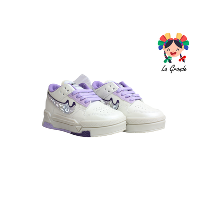 228 CHIYOS Late Lila Mdo Tenis Casual para Niña