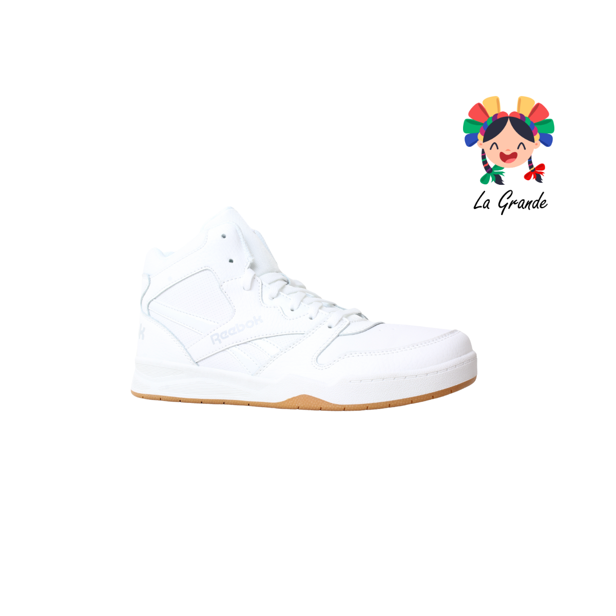 8227 REEBOK Blanco Blanco Piel Tenis Casual Imp Orig para Dama y Joven