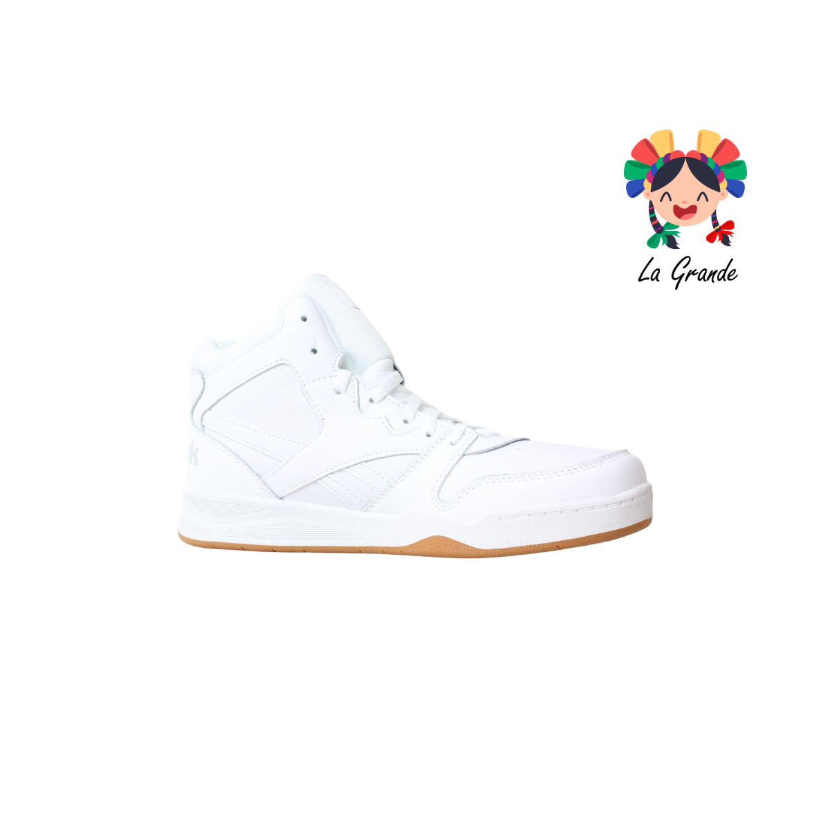 8227 REEBOK Blanco Blanco Piel Tenis Casual Imp Orig para Dama y Joven
