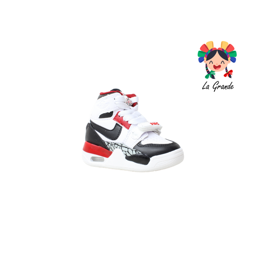 826 GMC Ngo Bco Rojo Tenis Casual para Bebé