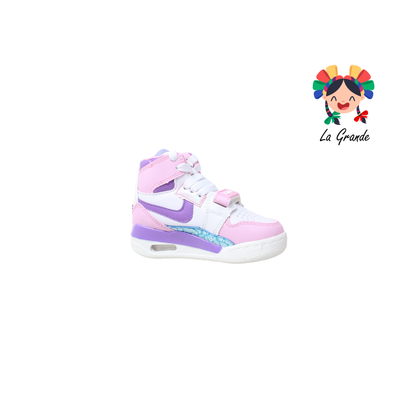 826 GMC Rosa Bco Lila Tenis Casual para Bebé y Niña