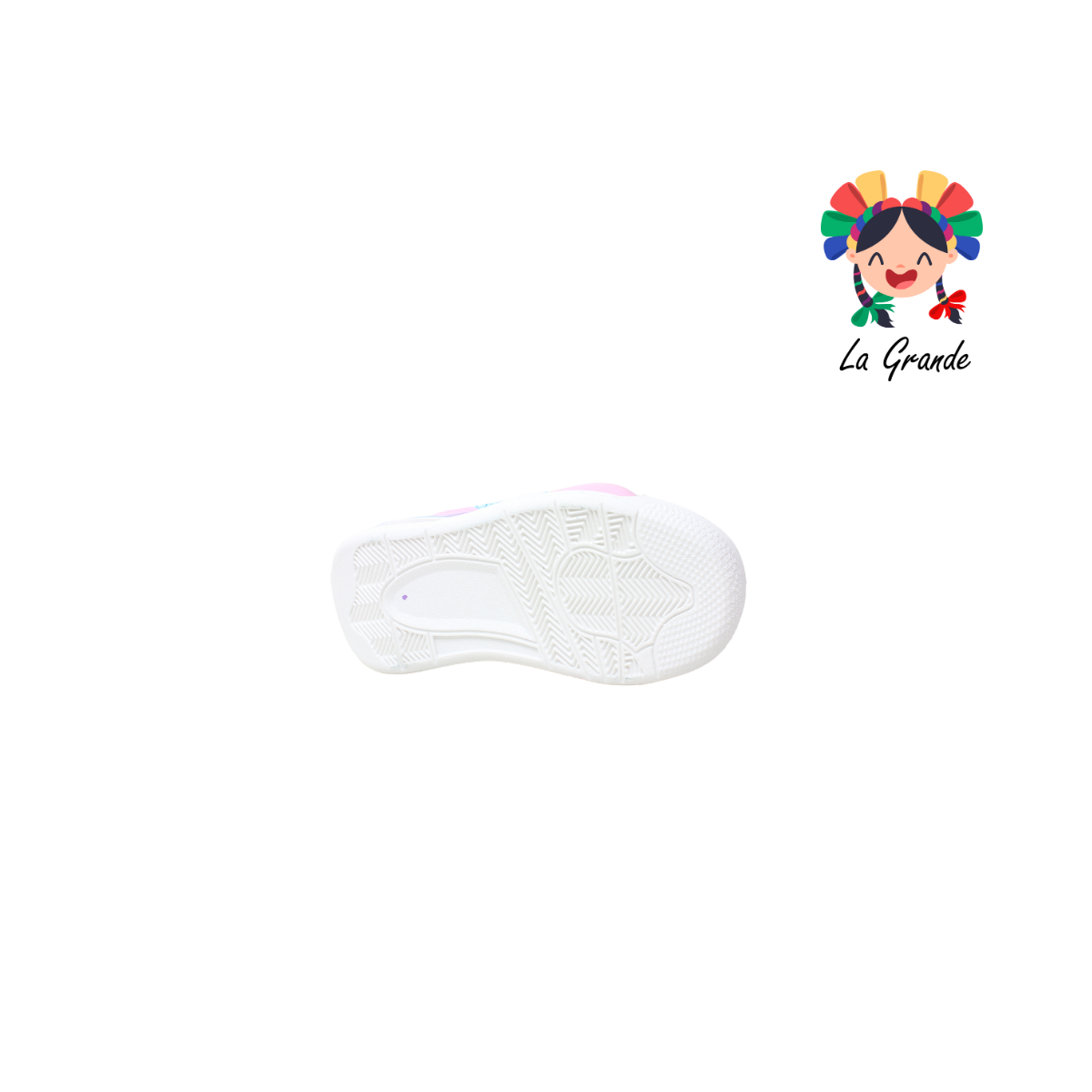 826 GMC Rosa Bco Lila Tenis Casual para Bebé y Niña