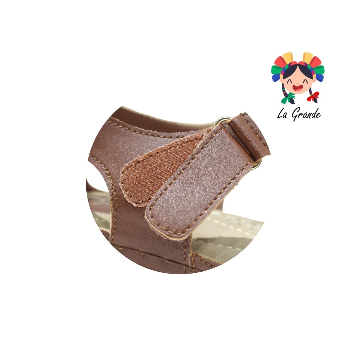8286 SHOSH Camel Sint Huarache con Válvula para Dama