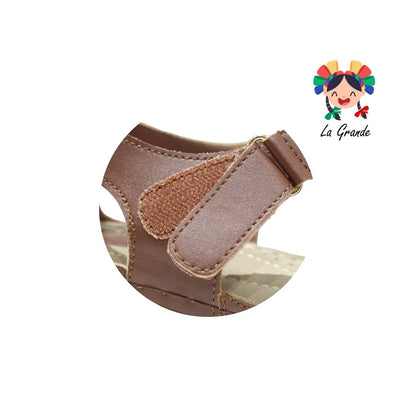 8286 SHOSH Camel Sint Huarache con Válvula para Dama