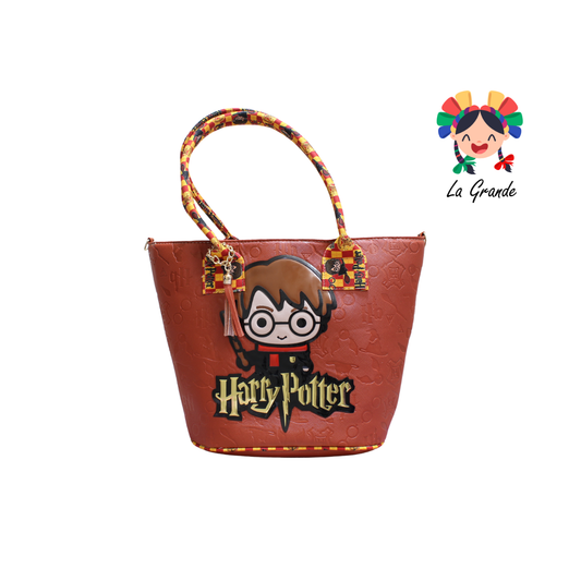 062 HARRY LUCCIANA Bolsa Marron Casual Canasta para Dama