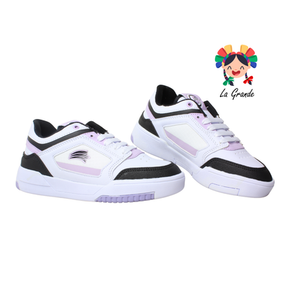 1722 ADIORA Bco Lila Ngo Tenis Casual para Dama y Joven