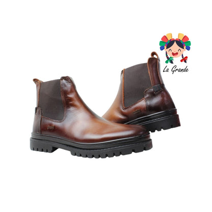 8300 ECCOFLEX Miel Piel Bota para Caballero