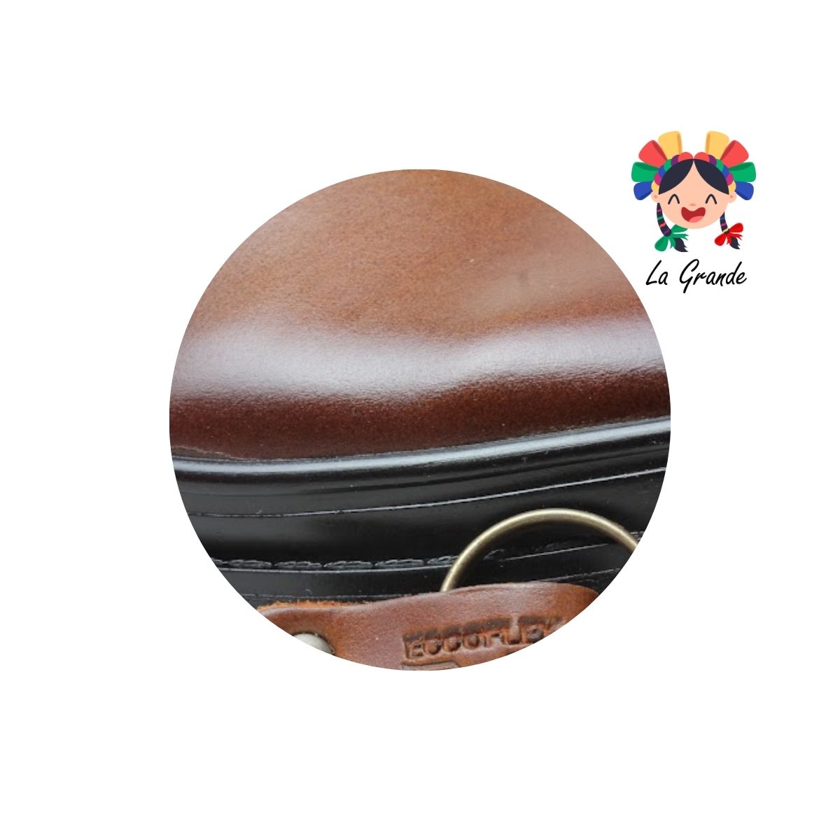 8300 ECCOFLEX Miel Piel Bota para Caballero