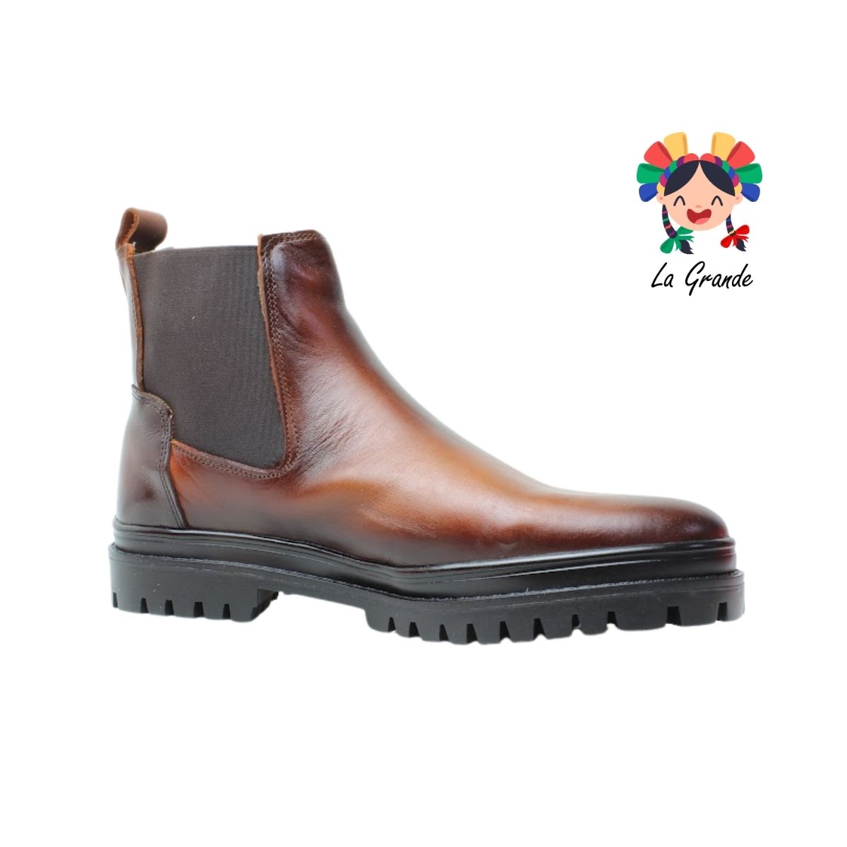 8300 ECCOFLEX Miel Piel Bota para Caballero