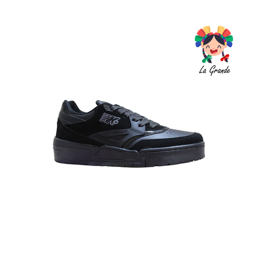 833 WALKQUIR Negro Negro Tenis Casual para Caballero