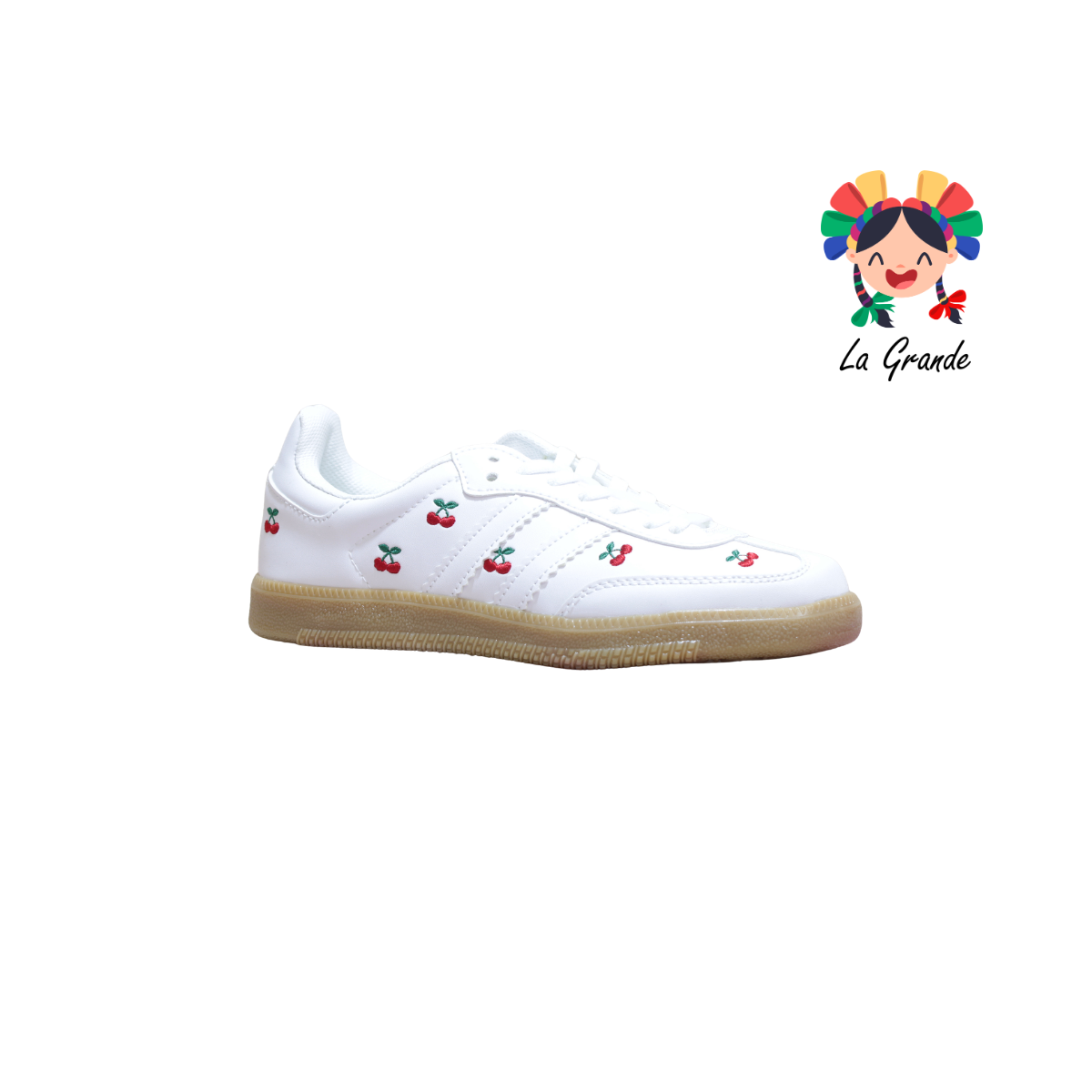 12097 DADDY Blanco Total Casual Tenis para Dama