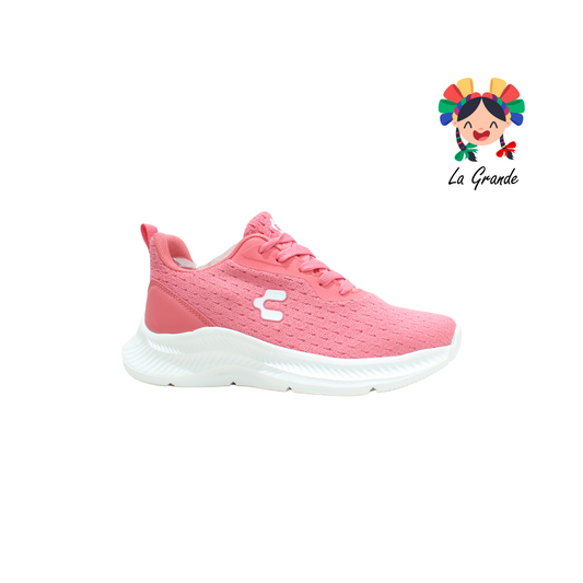 1049985 CHARLY Rosa Textil Tenis Deportivo para Dama
