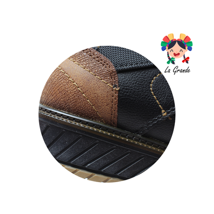 8406 CUSTOM Negro Camel Floter Zapato Casual para Caballero
