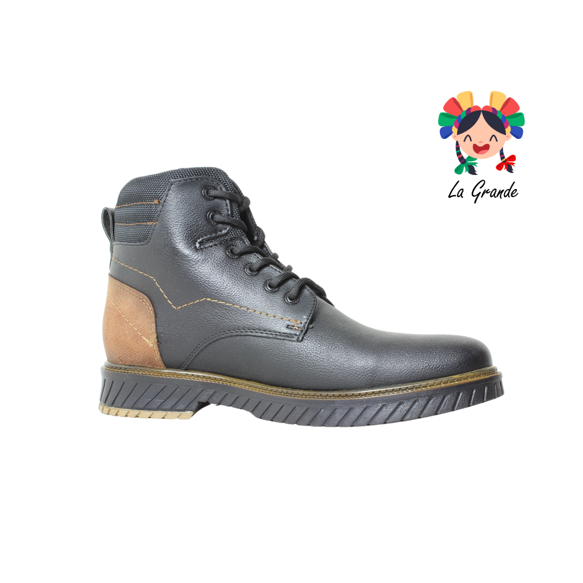 8407 CUSTOM Negro Camel Flother Zapato Casual para Caballero