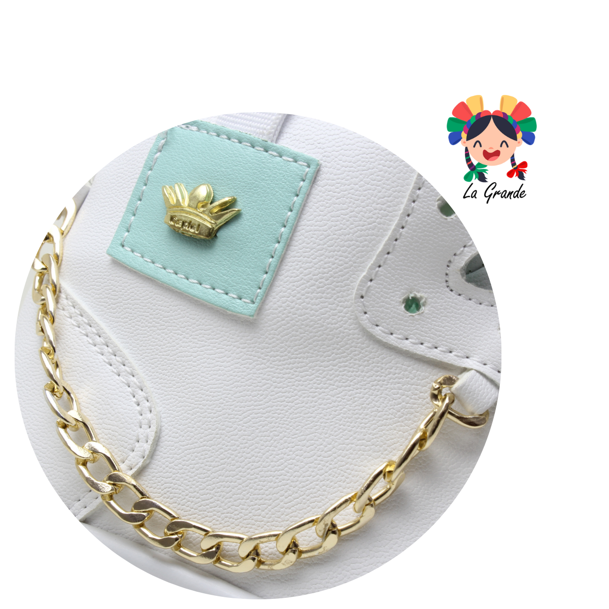 840 CAPIEL´SK Blanco Menta Sint Tenis Escolar para Dama