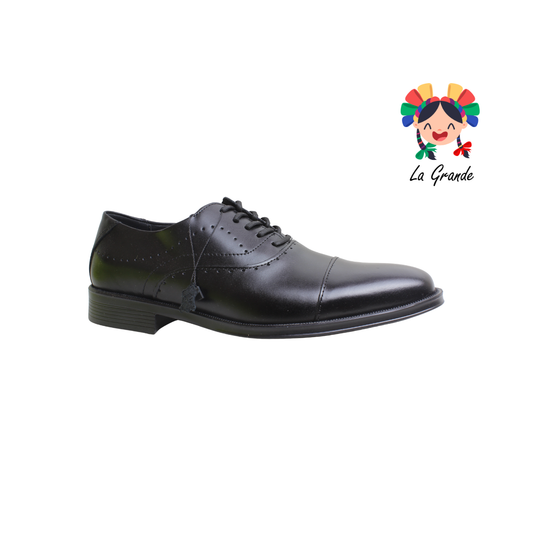 8410-01 MARISCAL Negro Piel Zapato para Caballero