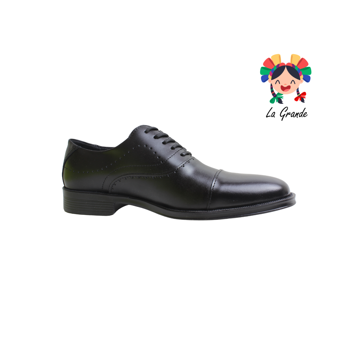 8410-01 MARISCAL Negro Piel Zapato para Caballero