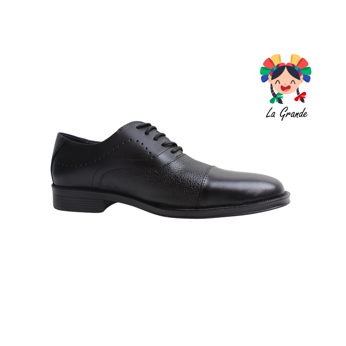 8410-03 MARISCAL Negro Catania Piel Zapato para Caballero