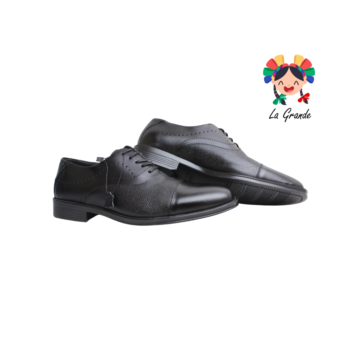8410-03 MARISCAL Negro Catania Piel Zapato para Caballero