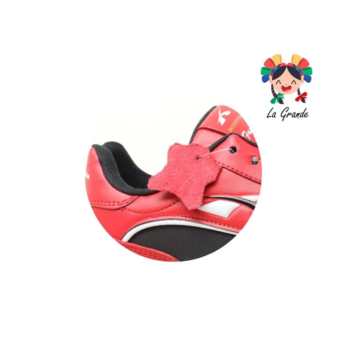 8444 BOOSTER Rojo Piel Tenis Casual para Caballero