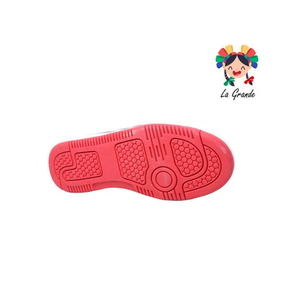 8444 BOOSTER Rojo Piel Tenis Casual para Caballero