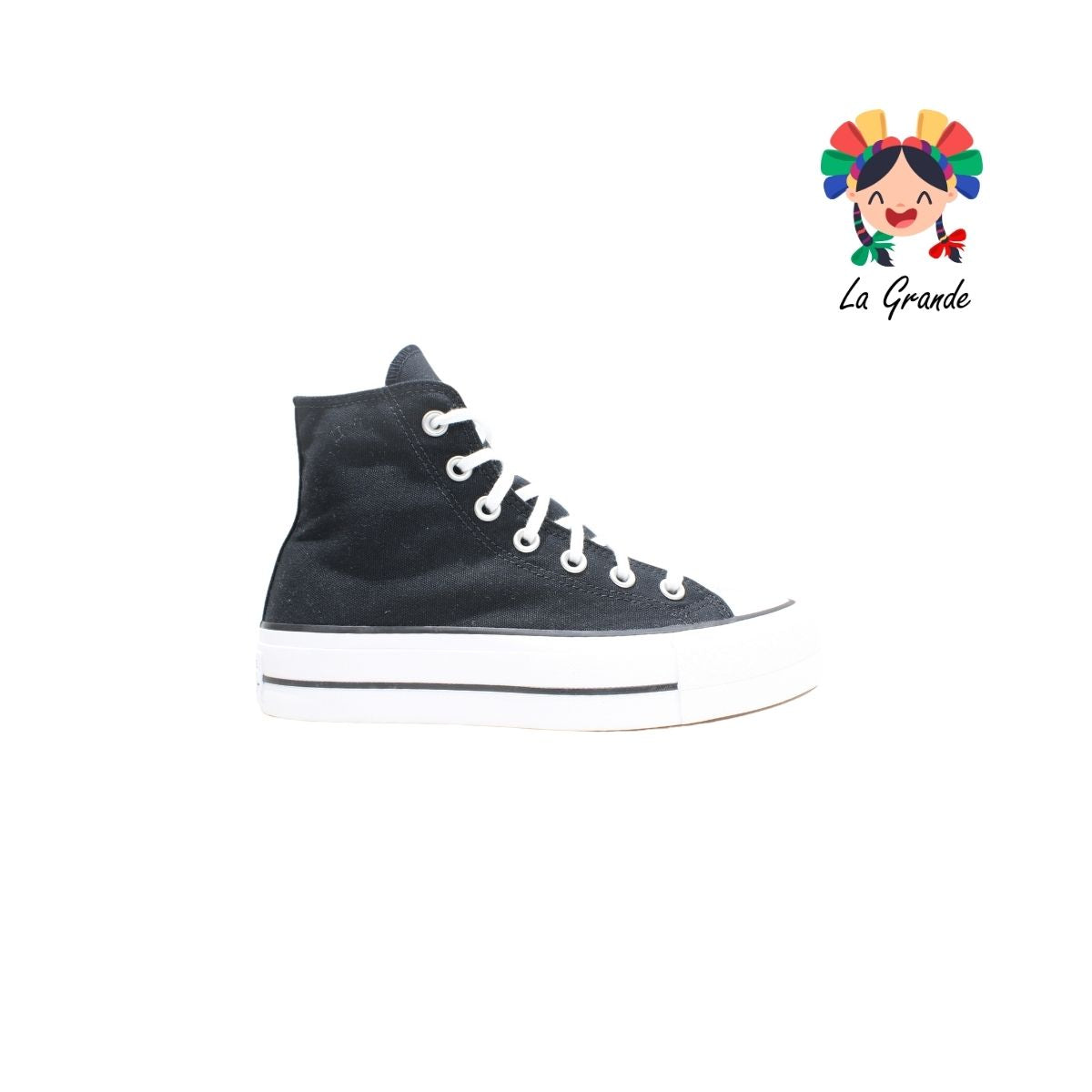845 CONVERSE Negro Textil Tenis Importado Original para Joven y Dama