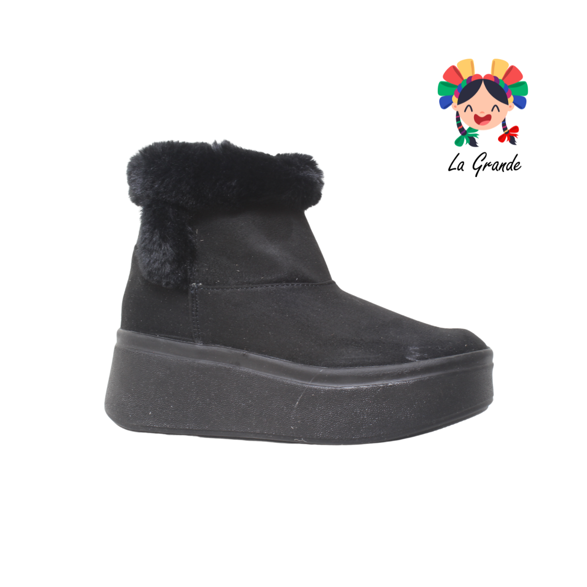 846 H-GROSS Negro Negro Prisco Bota Casual para Dama