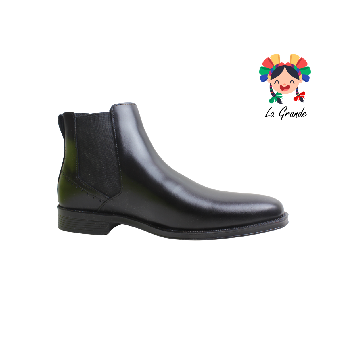 8488 MARISCAL Negro Piel Bota para Caballero