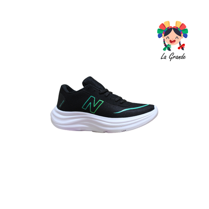 NV-05 VANNI CLUB Negro Verde Tenis Deportivo para Dama y Joven