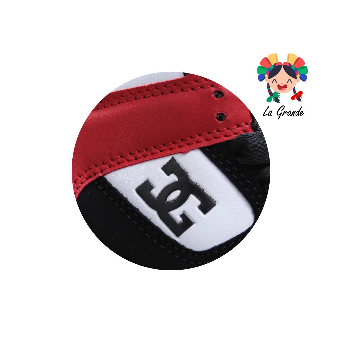 850 GMC Rojo Bco Ngo Tenis Casual para Niño