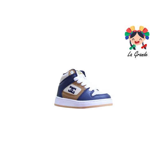 850 GMC Mno Beige Oro Tenis Casual para Niño