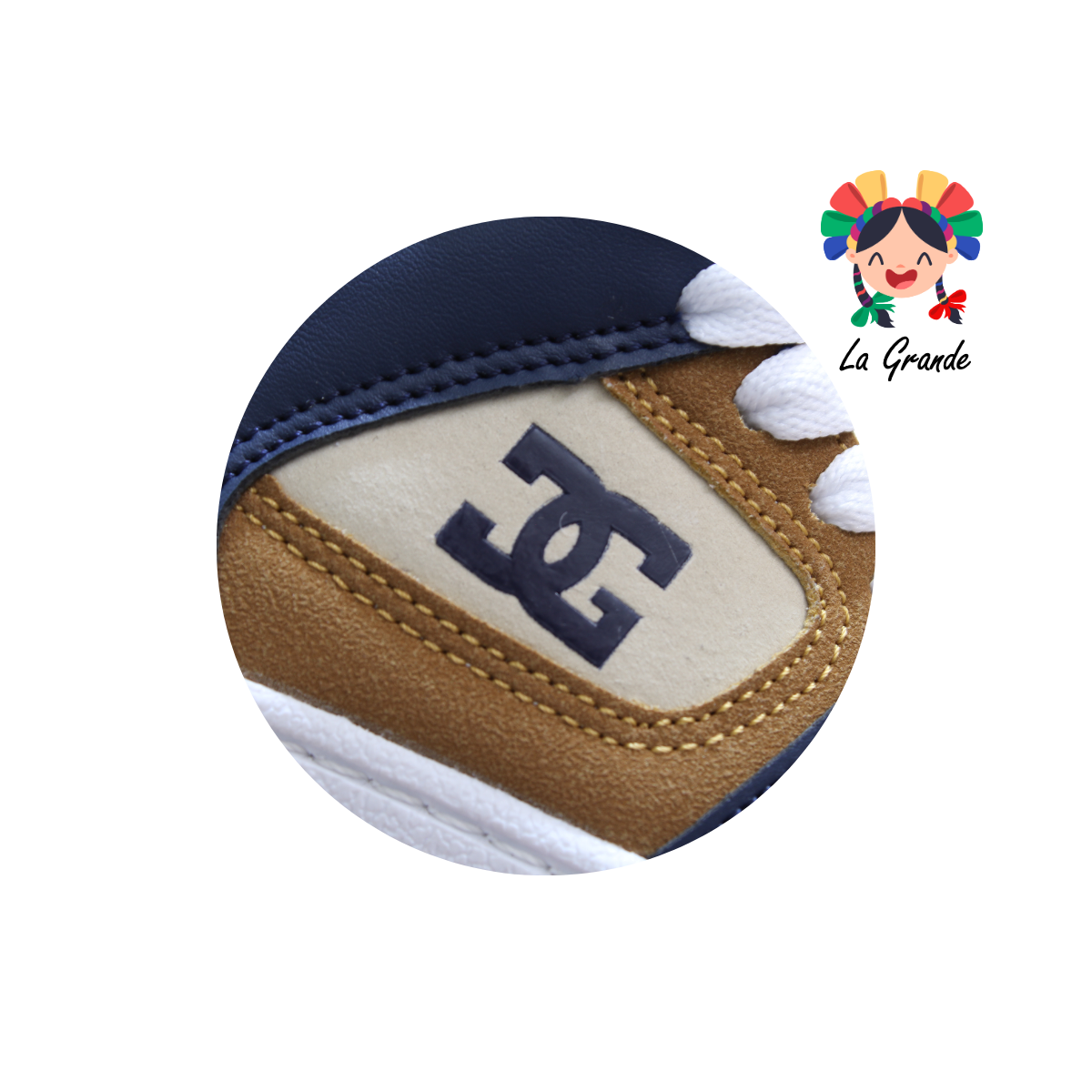 850 GMC Mno Beige Oro Tenis Casual para Niño