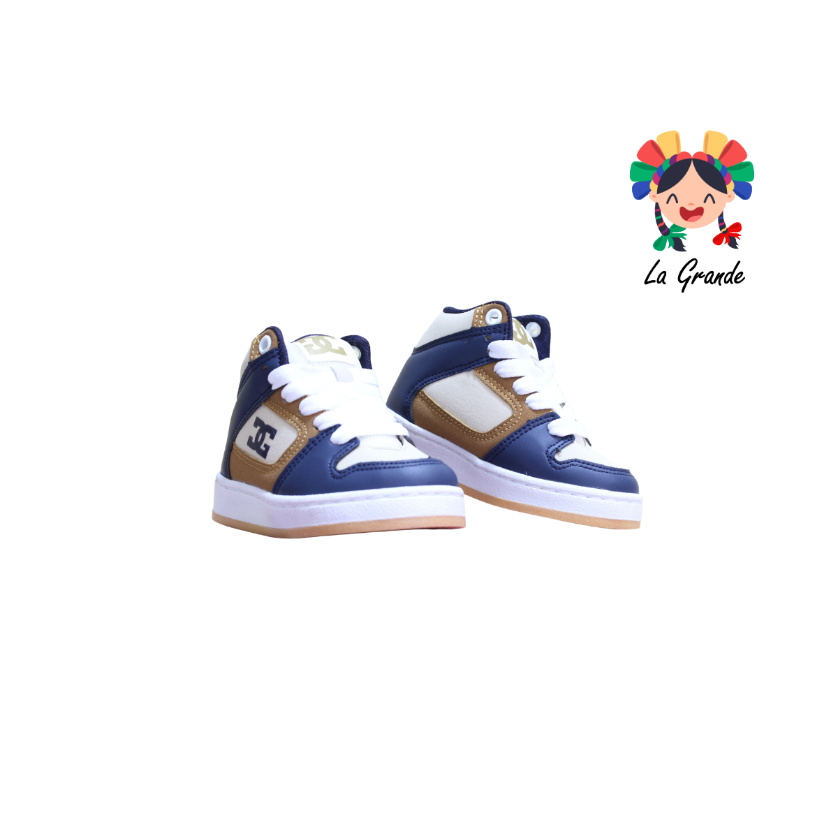 850 GMC Mno Beige Oro Tenis Casual para Niño