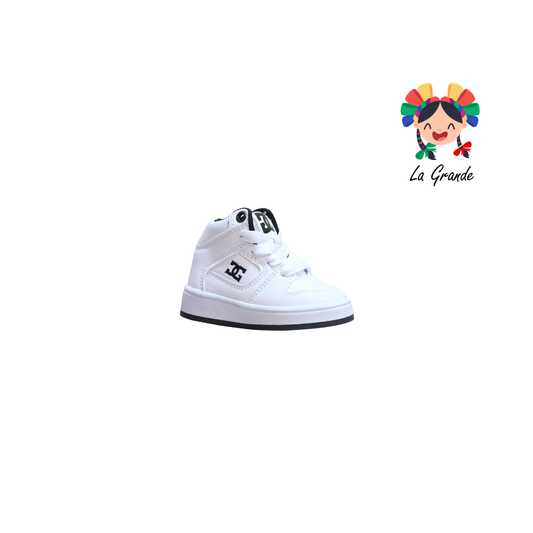 850 GMC Blanco Negro Tenis Casual para Bebe