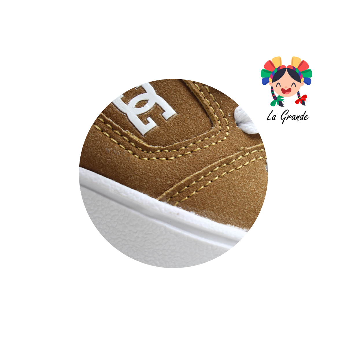 850 GMC Camel Blanco Tenis Casual para Bebe