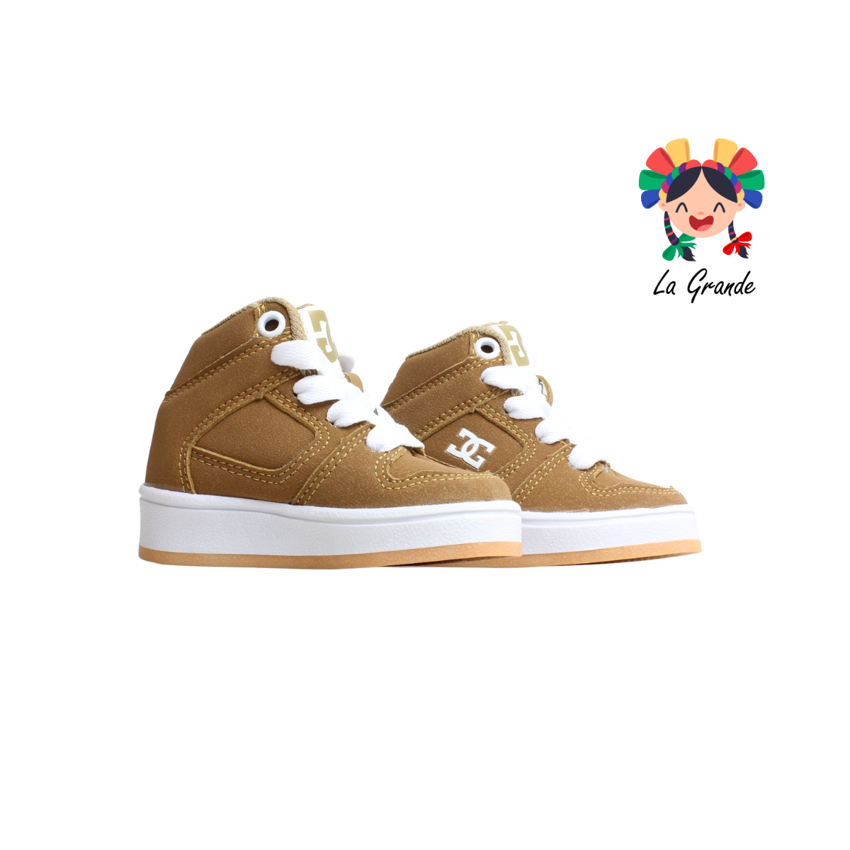 850 GMC Camel Blanco Tenis Casual para Bebe