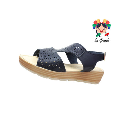 851 LADY MARY Negro Huarache Casual para Dama