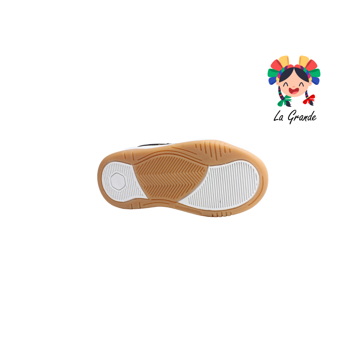 172 HEBOX Negro Blanco Tenis Casual para Niña y Niño