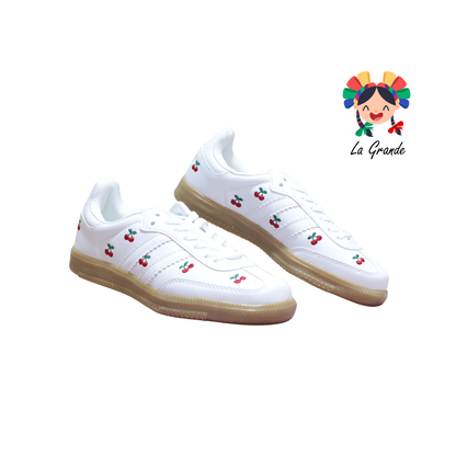 12097 DADDY Blanco Total Casual Tenis para Dama
