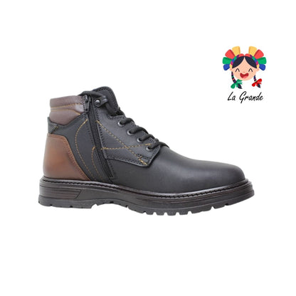 8602 CUSTOM Negro Miel Atanado Bota Casual para Caballero