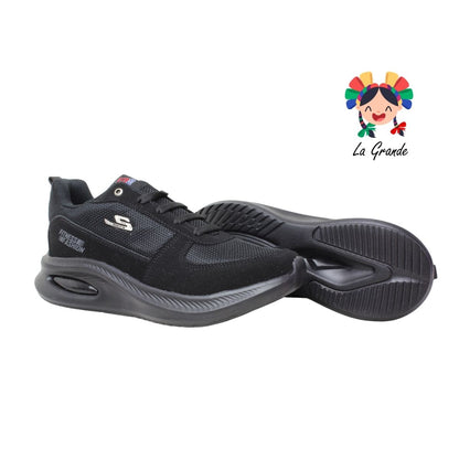 860 SPEIS10 Negro Negro Tenis Deportivo para Dama y Joven