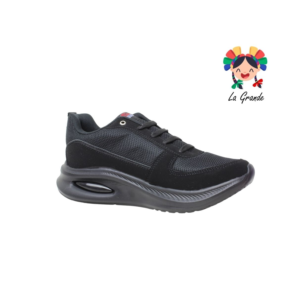 860 SPEIS10 Negro Negro Tenis Deportivo para Dama y Joven