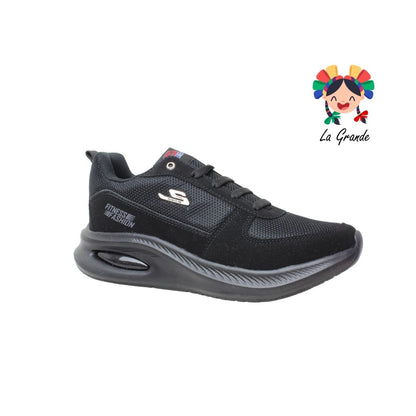 860 SPEIS10 Negro Negro Tenis Deportivo para Dama y Joven