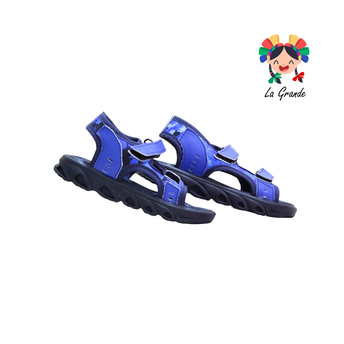 223301 PEKE KIDS Azul Camuflaje Sint Huarache Casual para Niño