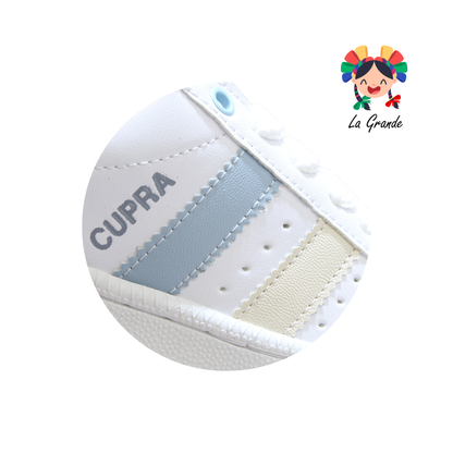880 CUPRA Bco Cielo Bge Sintetico Tenis Casual para Dama y Joven
