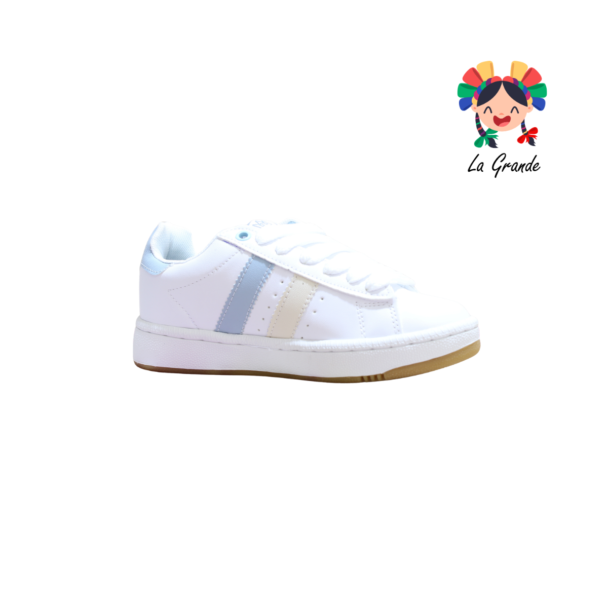 880 CUPRA Bco Cielo Bge Sintetico Tenis Casual para Dama y Joven
