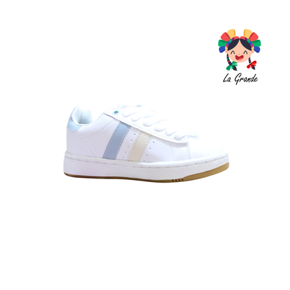 880 CUPRA Bco Cielo Bge Sintetico Tenis Casual para Dama y Joven