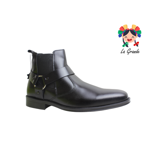 8892 MARISCAL Negro Piel Bota para Caballero